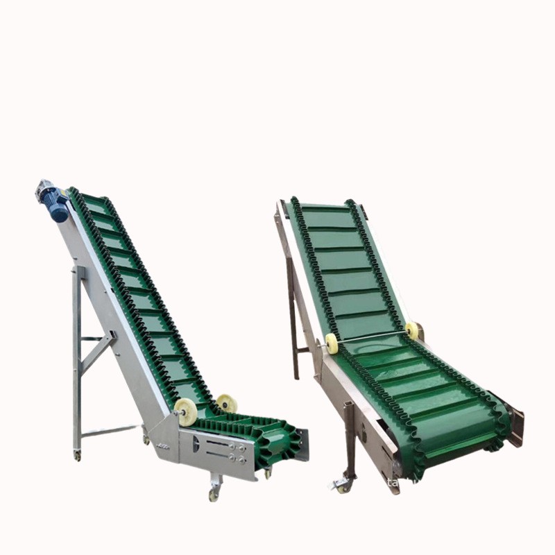 工厂直销 流水线传送带食品上料机注塑提升机裙边挡板爬坡输送机图5