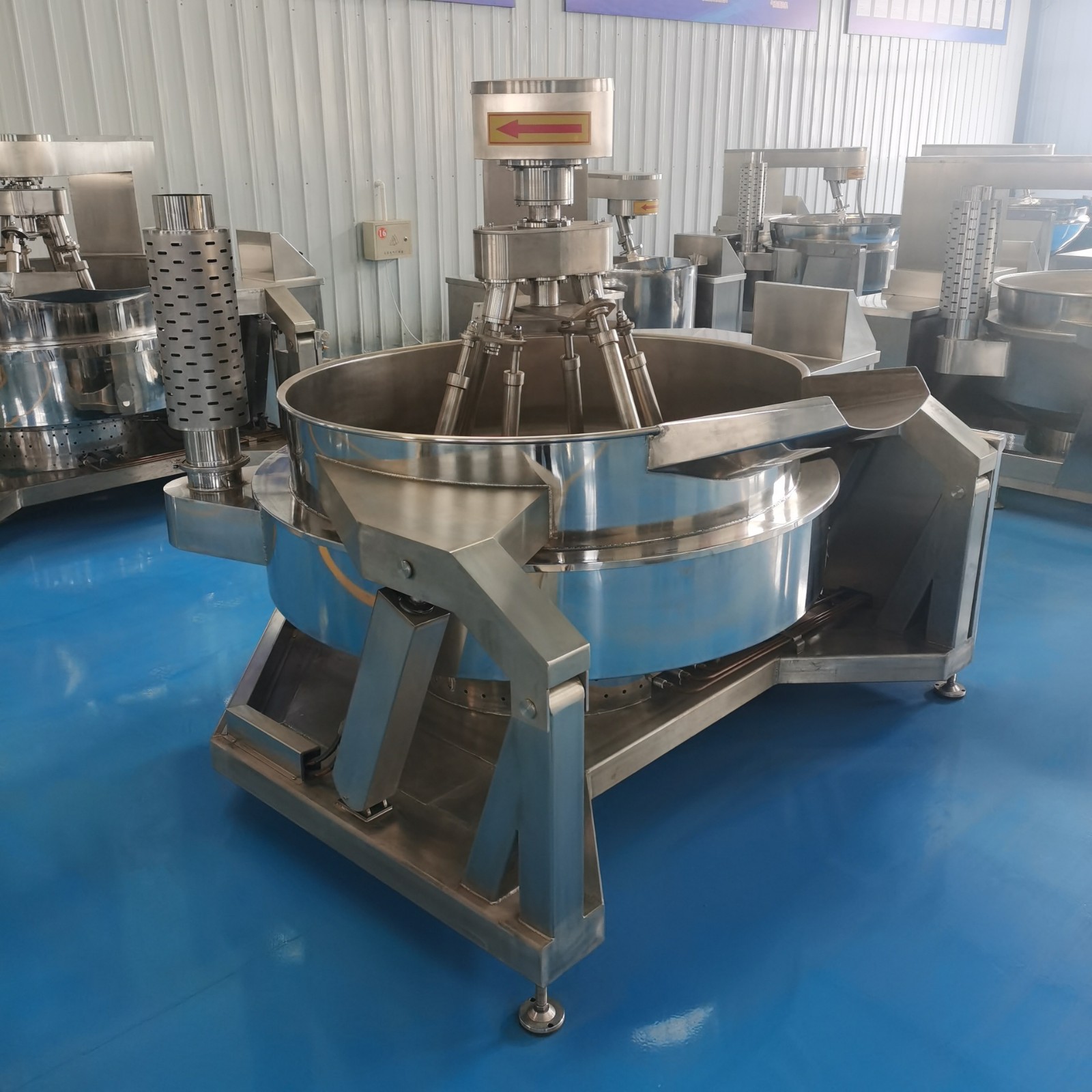 酱料全自动行星炒锅 火锅底料炒料机 麻辣香锅底料搅拌炒锅图4