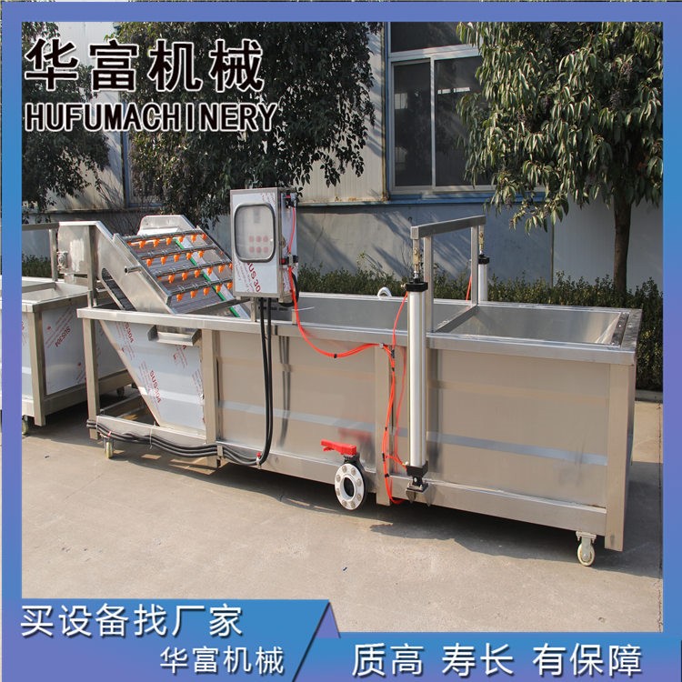 华富 叶茎类毛菜蔬菜设备 源头供应全自动果蔬清洗风干机图2