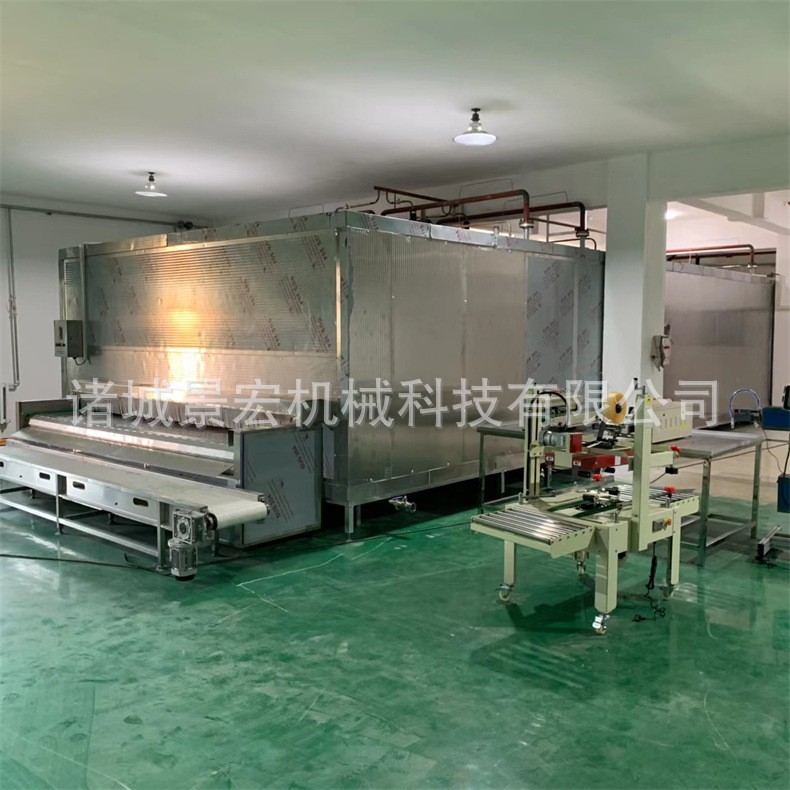 肥牛速冻机设备 盒饭速食菜隧道速冻机 大型潼关饼单冻机图3