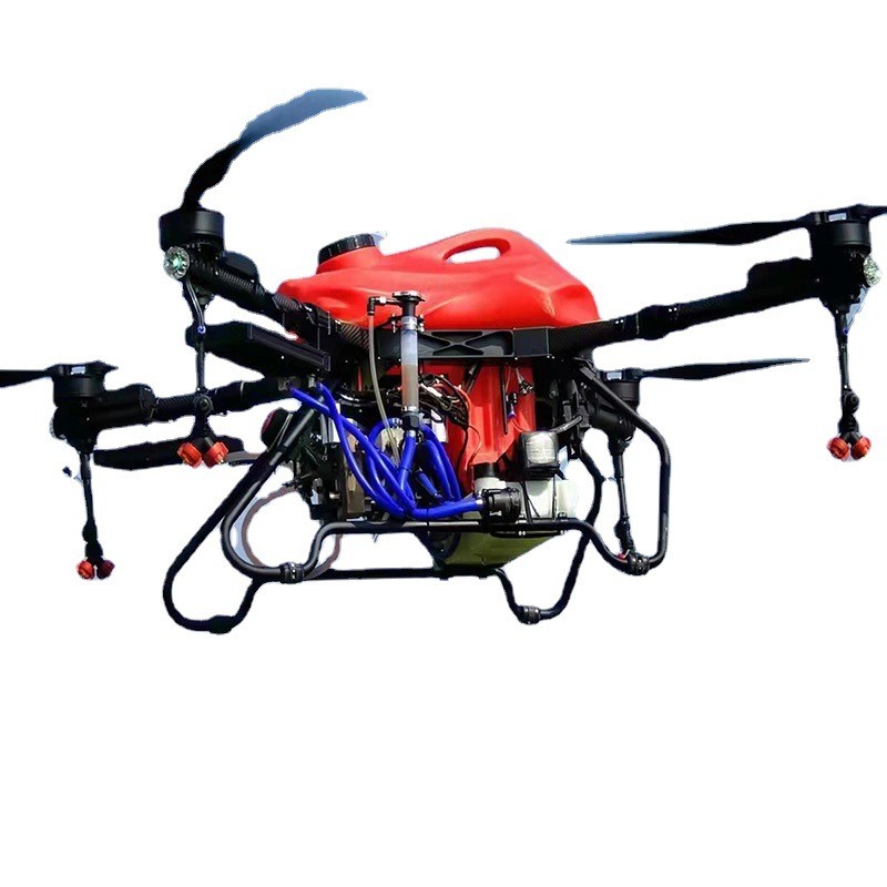 智能喷药撒肥多旋翼遥控器操作自动作业燃油农业植保无人机图5