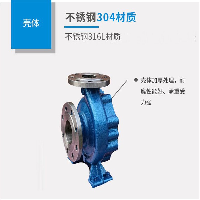 IH不锈钢化工离心泵 IH50-32型脱销氨水泵 卸氨泵 废水处理 冶金图4