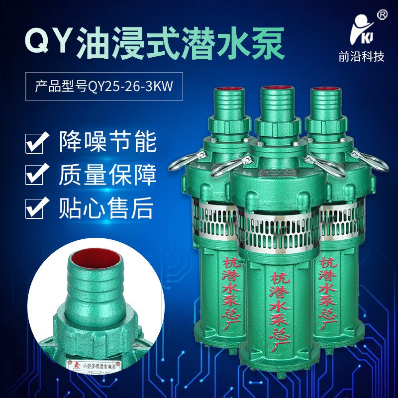 厂家直销QY油浸泵充油式喷泉潜水泵 排水泵大流量高扬程