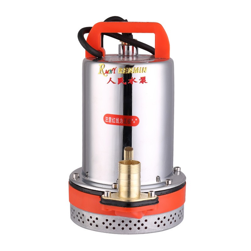 家用12V24V48V60V72伏直流潜水泵农用电瓶抽水机高扬程电动车水泵图5