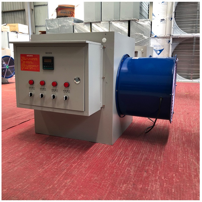 猪舍加温热风机 猪舍保育加温暖风机 猪舍产房电暖风机批发图2