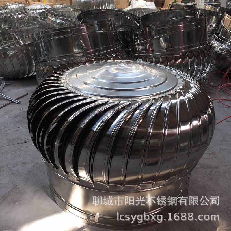 厂家屋顶不锈钢风机风帽无动力通风器工厂用不锈钢无动力风机图4