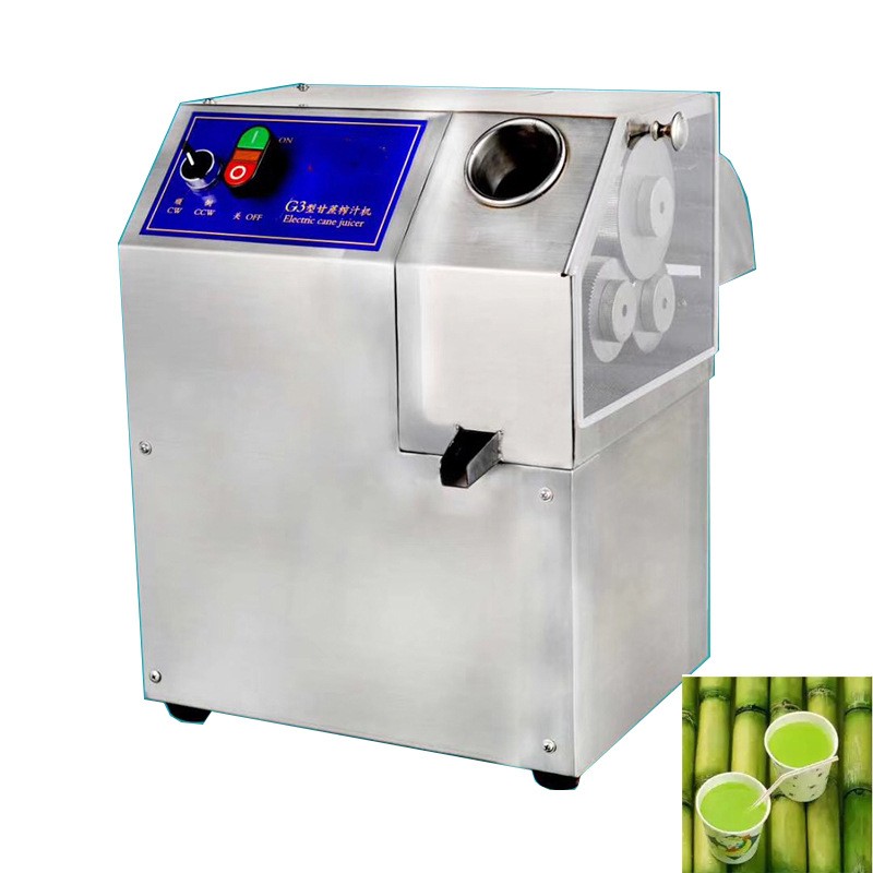 现货商用甘蔗榨汁 甘蔗渣汁分离机 G3三辊甘蔗压榨机 甘蔗榨汁机图2