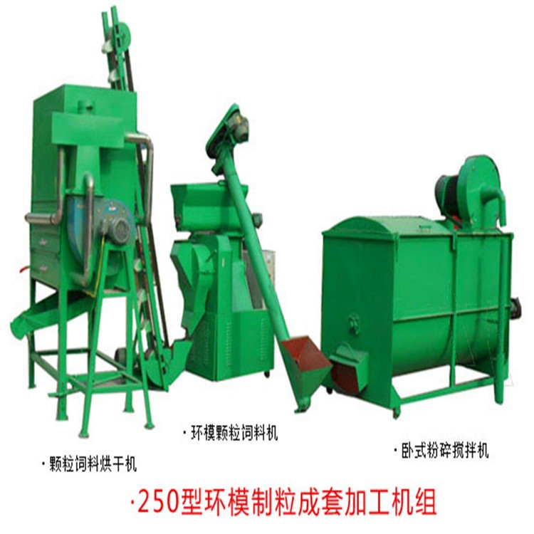 广东颗粒机机器 平模饲料颗粒机生产线 养猪颗粒机猪牛兔羊饲料图5