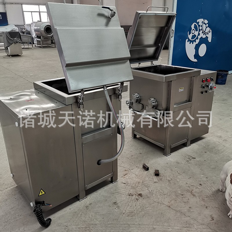 牛肉丸自动出料拌馅机 不锈钢拌馅机 包子水饺馅拌馅机图5