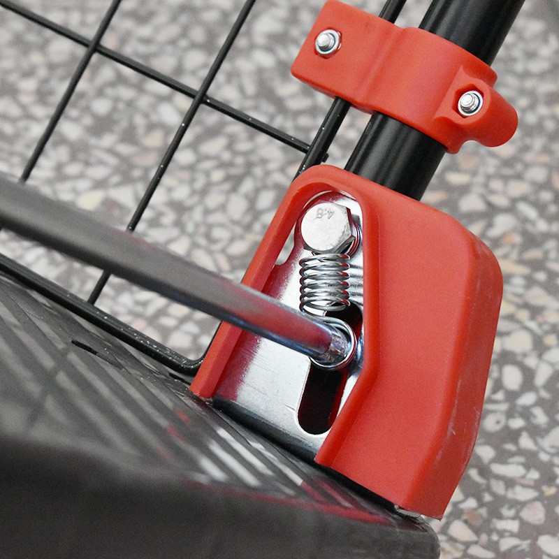 围栏手推车搬运车网格车小推车平板车静音折叠手推车围网车护栏车图2