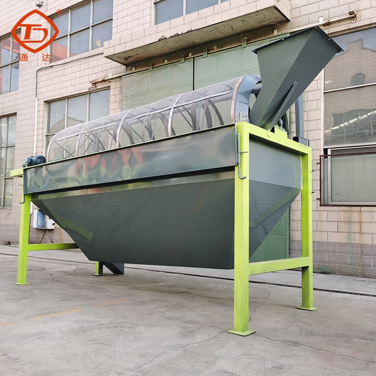 无轴滚筒筛圆筒筛土机 砂石分离除杂设备厂家 滚筒筛筛分机图2