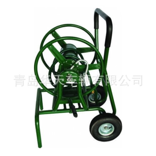 厂家销售花园浇花多功能水管车 软管收纳四轮手推车 花园水管车图4