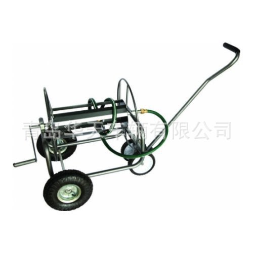 厂家销售花园浇花多功能水管车 软管收纳四轮手推车 花园水管车图2