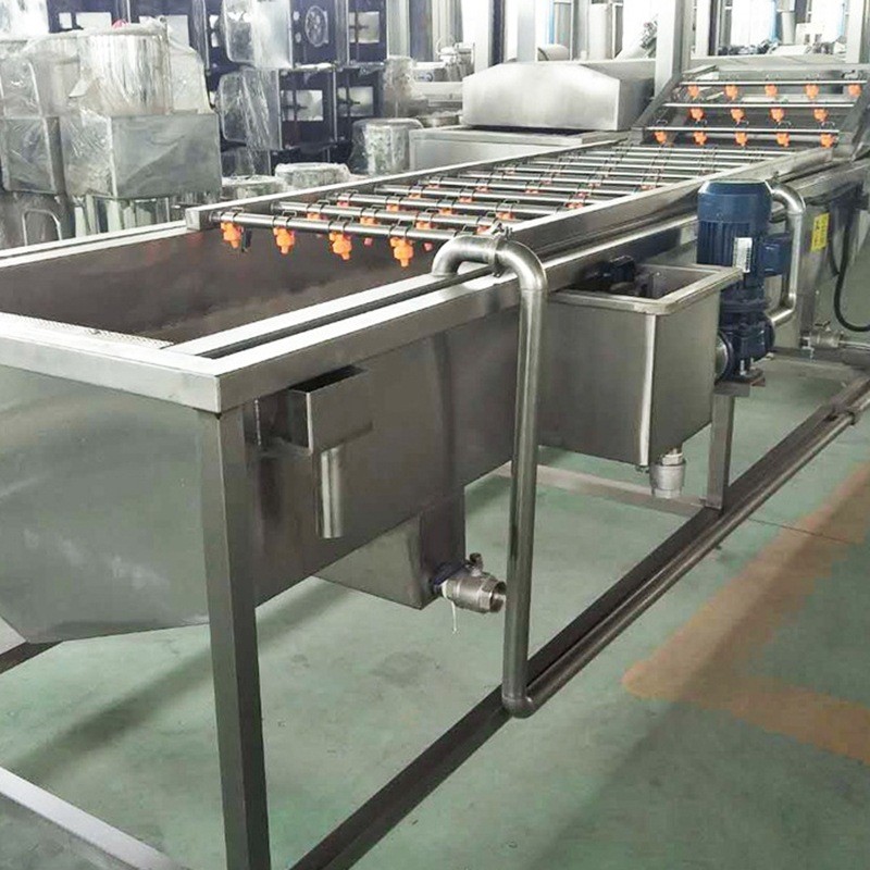 厂家供应软包装袋清洗机 蔬菜瓜果气泡清洗流水线 水产品清洗设备图3