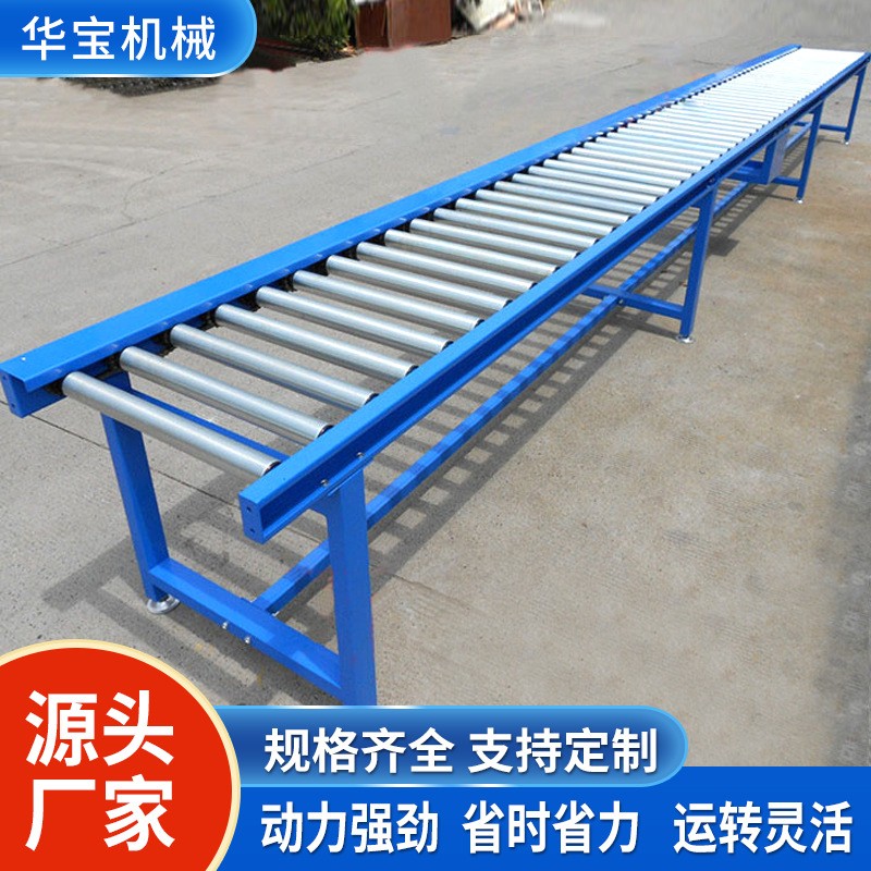 厂家地滚线家具厂木工机械地滚线 无动力滚筒输送机卸货滚轮机图5