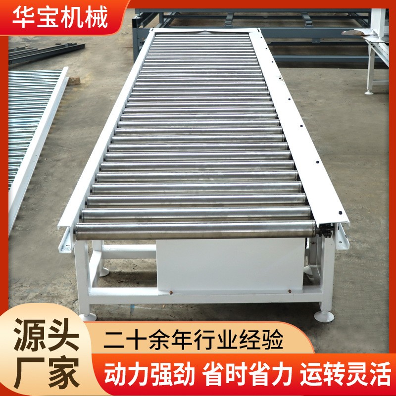 小型滚筒输送机不锈钢滚筒线食品运输流水线快递分拣无动力输送机图2