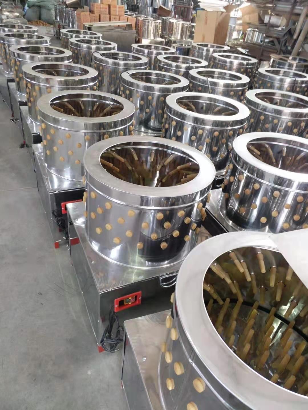 猎鹰脱毛机鸡家用自动家禽脱毛机不锈钢家禽鸡拔毛机打毛机拔毛器图2