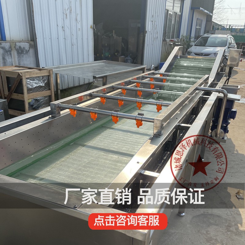 厂家批发喷淋清洗机 洗菜机商用 蔬菜气泡清洗生产线果蔬漂烫机图3