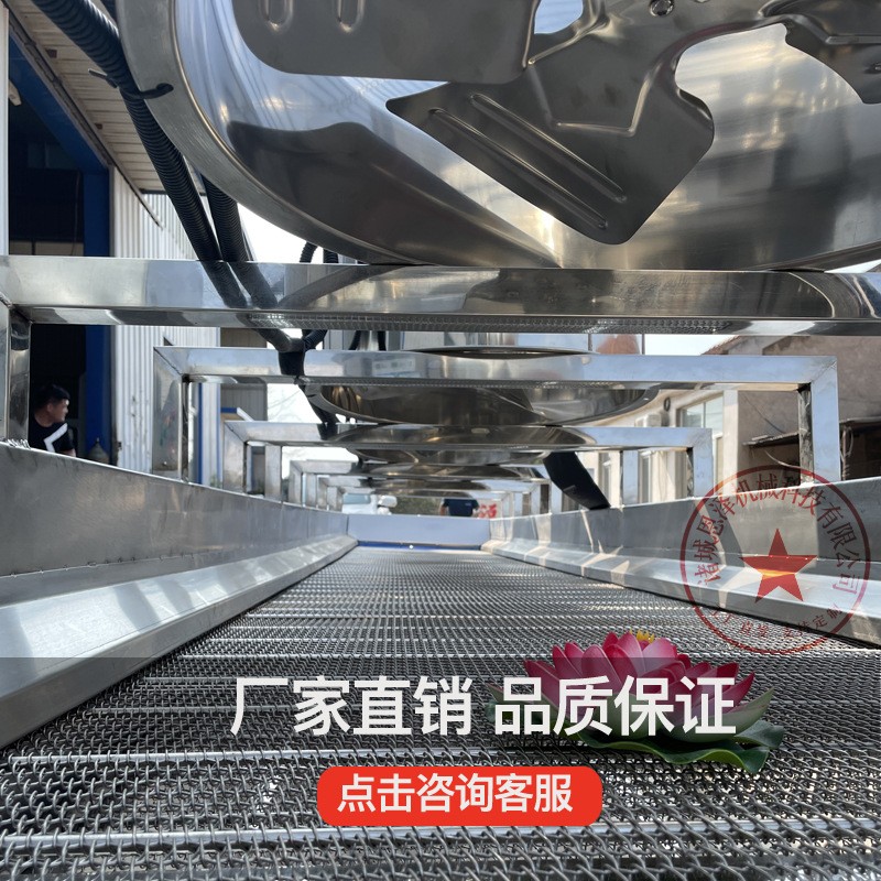 不锈钢翻转风干机 果蔬清洗风干机 潍坊工厂批发净菜加工生产线图3