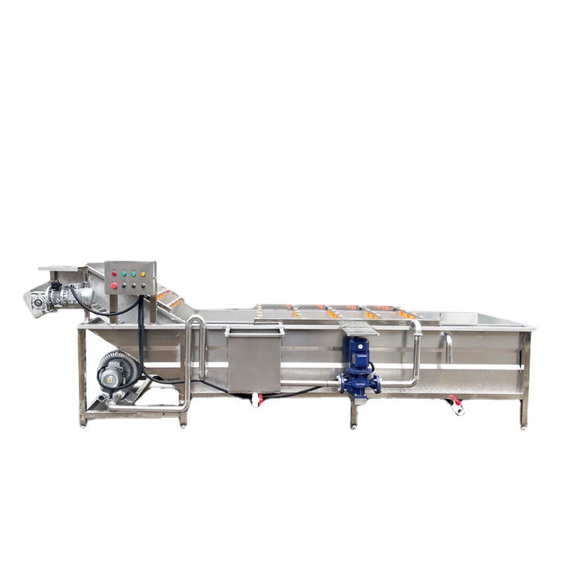 果蔬清洗机 商用果蔬喷淋气泡清洗机 工厂批发蔬菜气泡清洗生产线图5