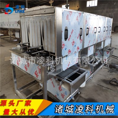 周转筐清洗风干机 不锈钢碱水洗筐机 洗筐流水线带自动风干机
