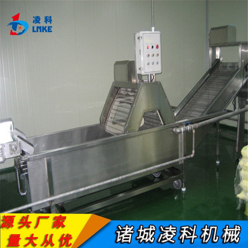 大型果蔬气泡清洗机商用酸菜全套加工设备全自动清洗加工流水线图4