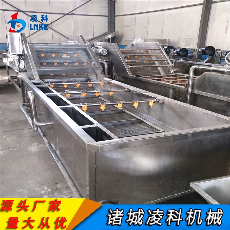 大姜气鼓喷淋清洗机 上海青气浴喷淋清洗机 塑料网带变频调速图2