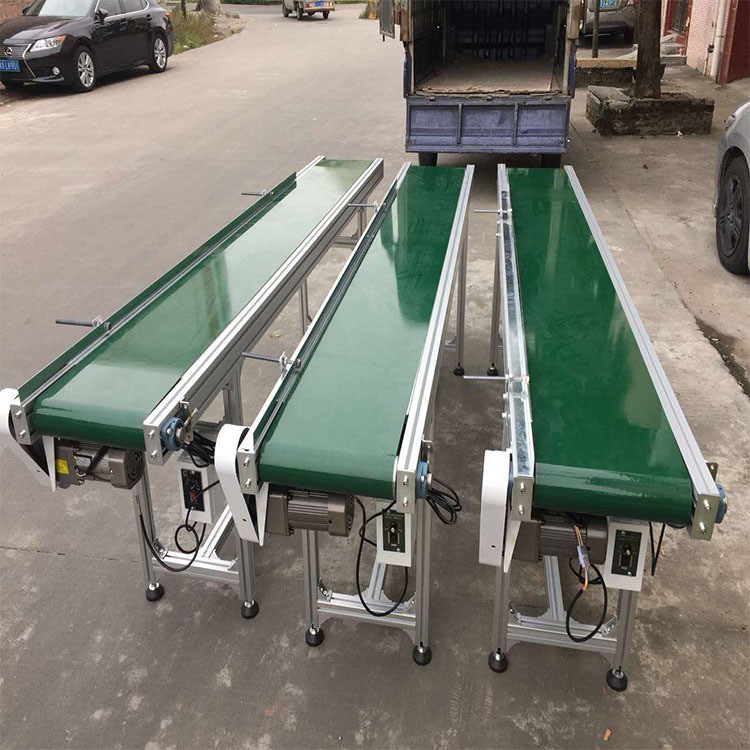 定制传送线裙边爬坡机小型皮带输送机物流输送带传送机生产流水线图5