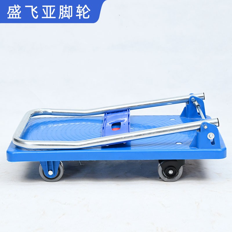 批发拉货平板车 静音折叠车 手推车搬运车仓储货运周转车拉水板车图2