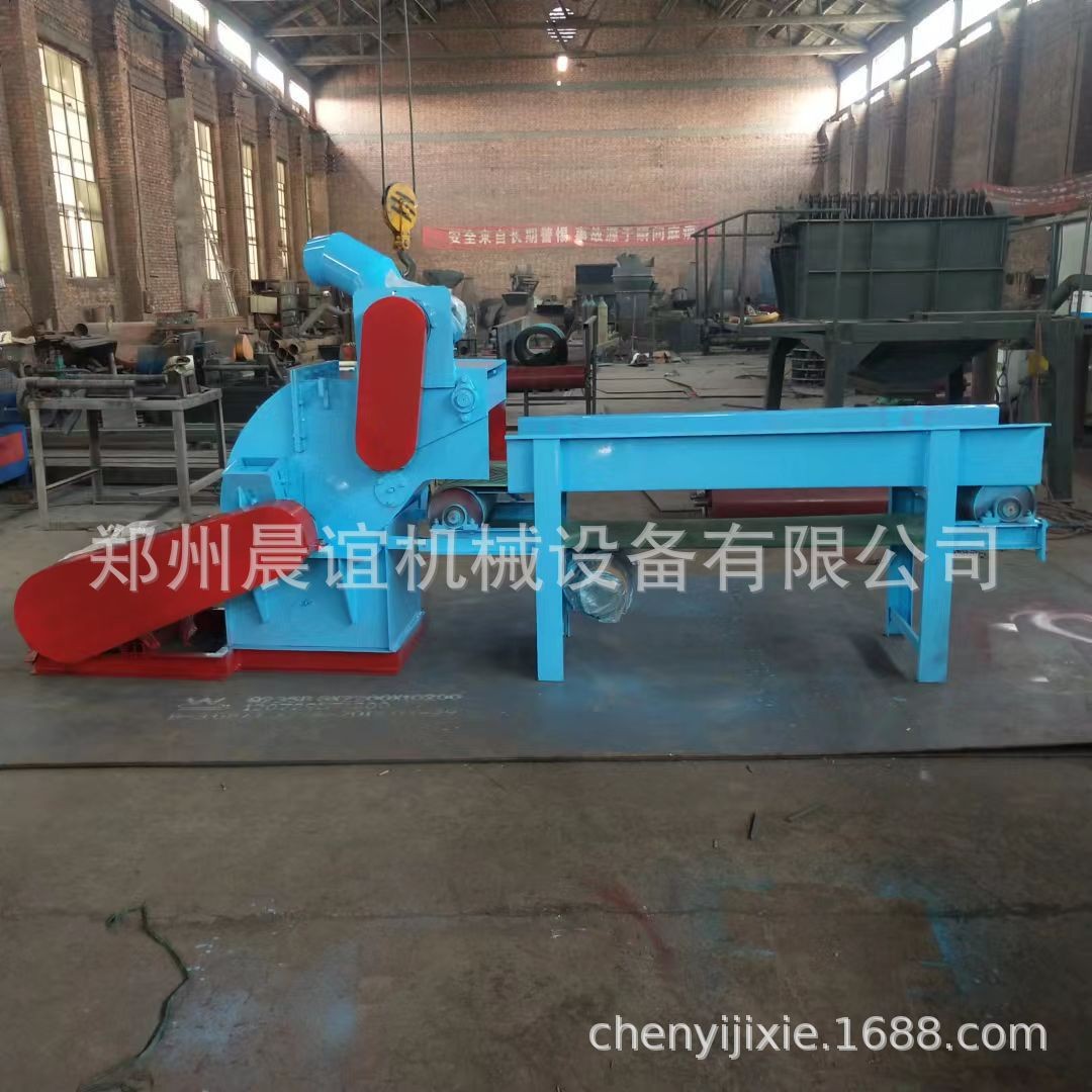 小型移动式木屑机 多功能木糠机 园林树枝竹片打碎机 木材粉碎机图4