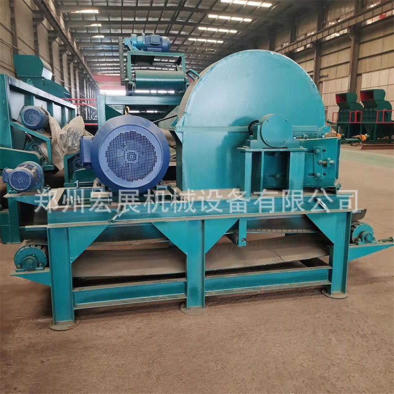 供应木材削片机 柴油移动双口木材削片机 杨木桐木造纸净片机设备图4