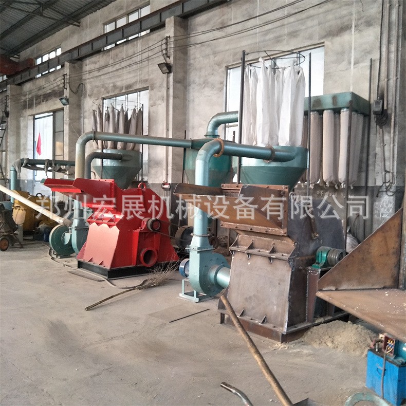 树枝树干破碎粉碎一体机 纤维板树枝破碎机 木屑锯末粉碎成型机图2