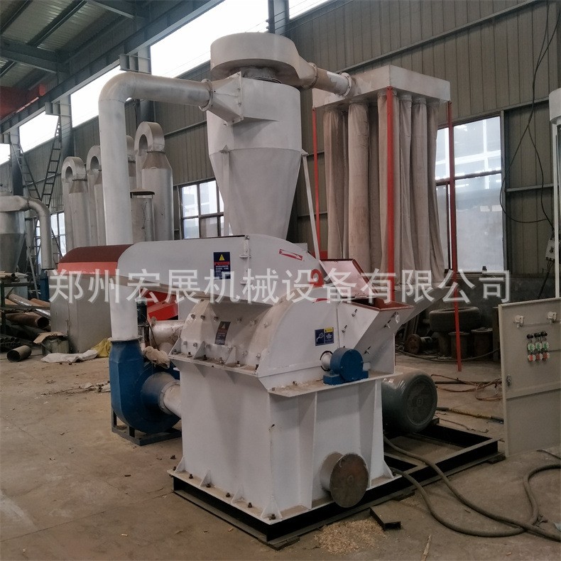 树枝树干破碎粉碎一体机 纤维板树枝破碎机 木屑锯末粉碎成型机图3