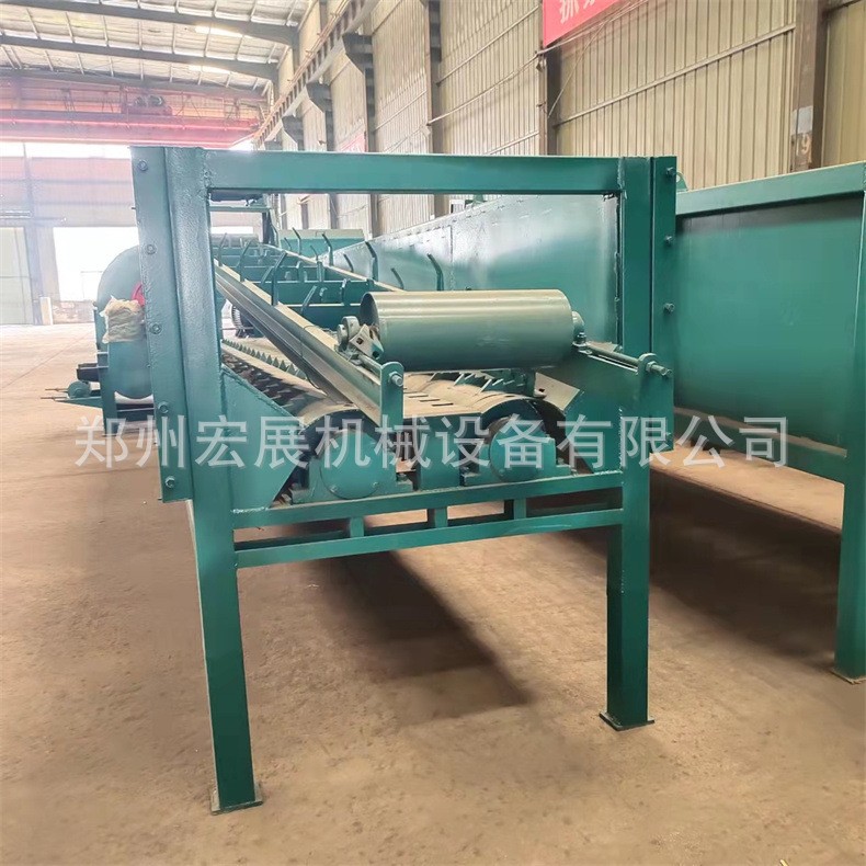 树枝果木环式剥皮机 10米长杨树榆木桉树扒皮机 敞口去皮机图2