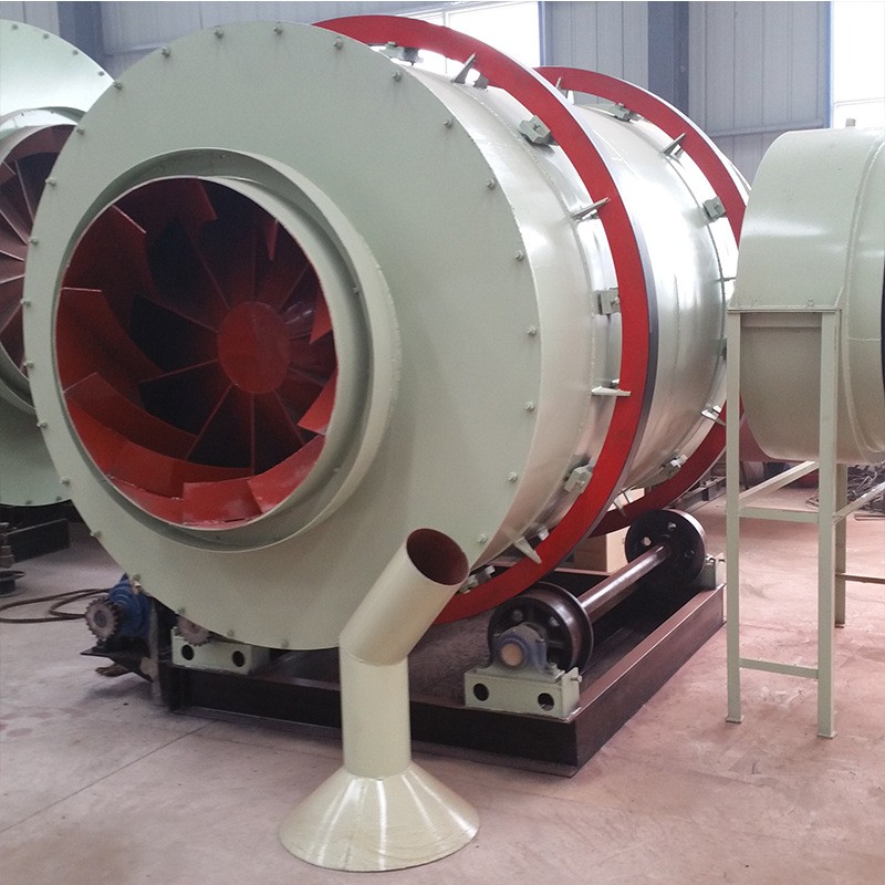 旋转式滚筒烘干机 电加热回转烘干设备三筒烘砂机沙子处理烘干机图2