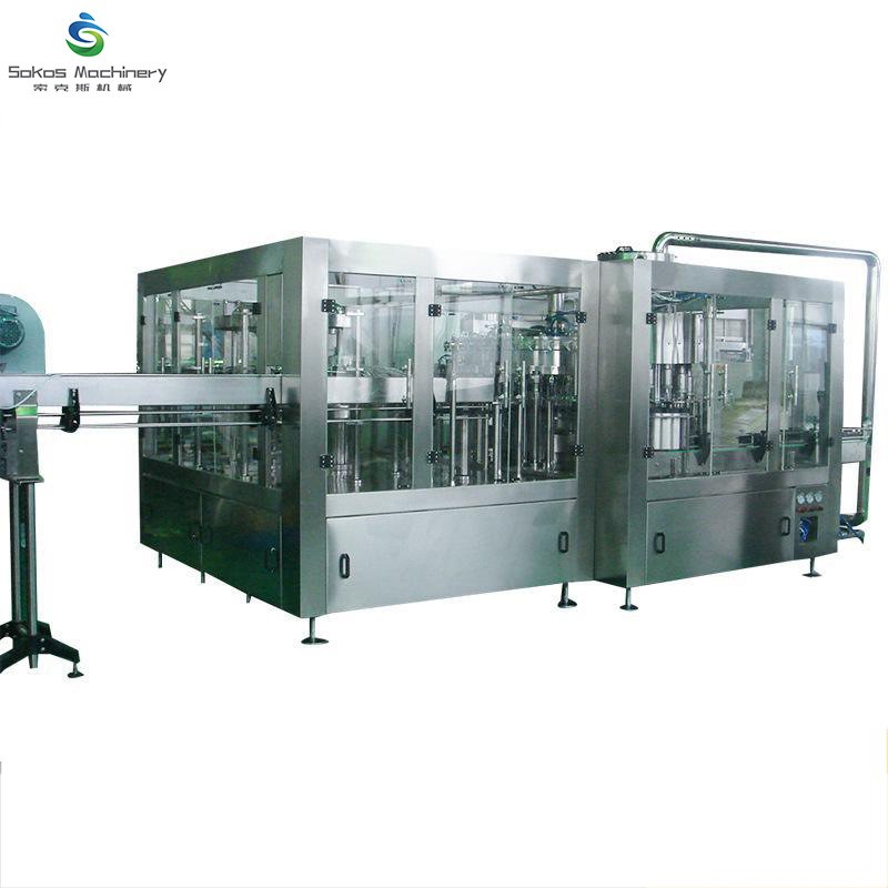 含汽碳酸饮料灌装机 三合一灌装机械设备 可灌水、碳酸饮料等图4