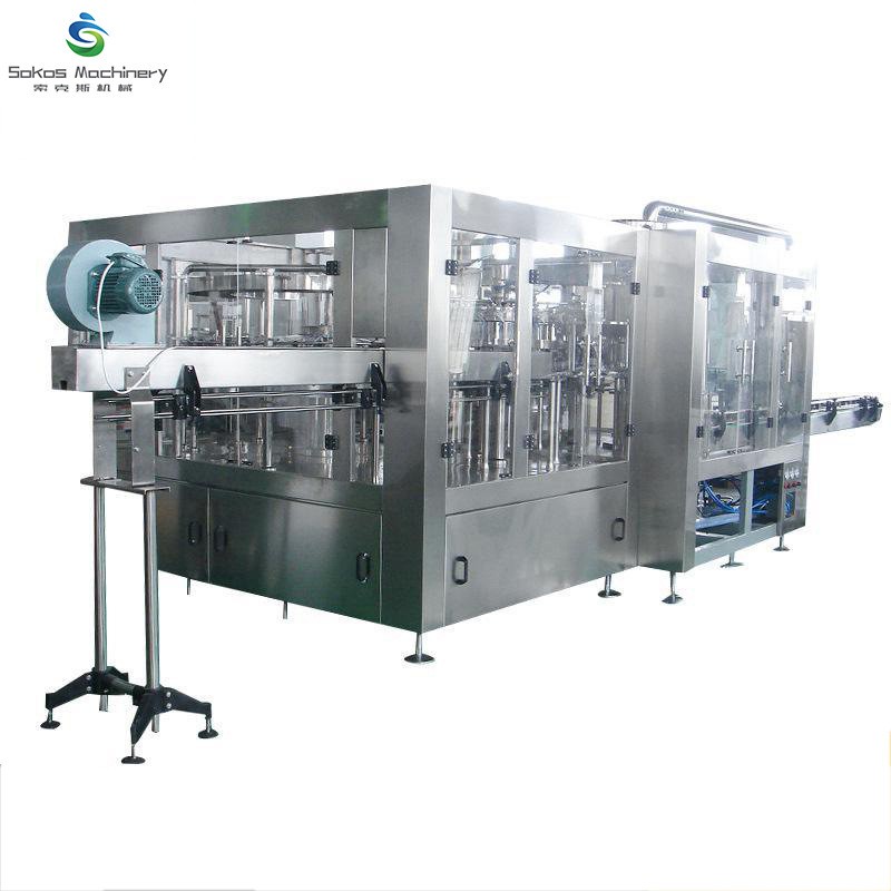 含汽碳酸饮料灌装机 三合一灌装机械设备 可灌水、碳酸饮料等图3
