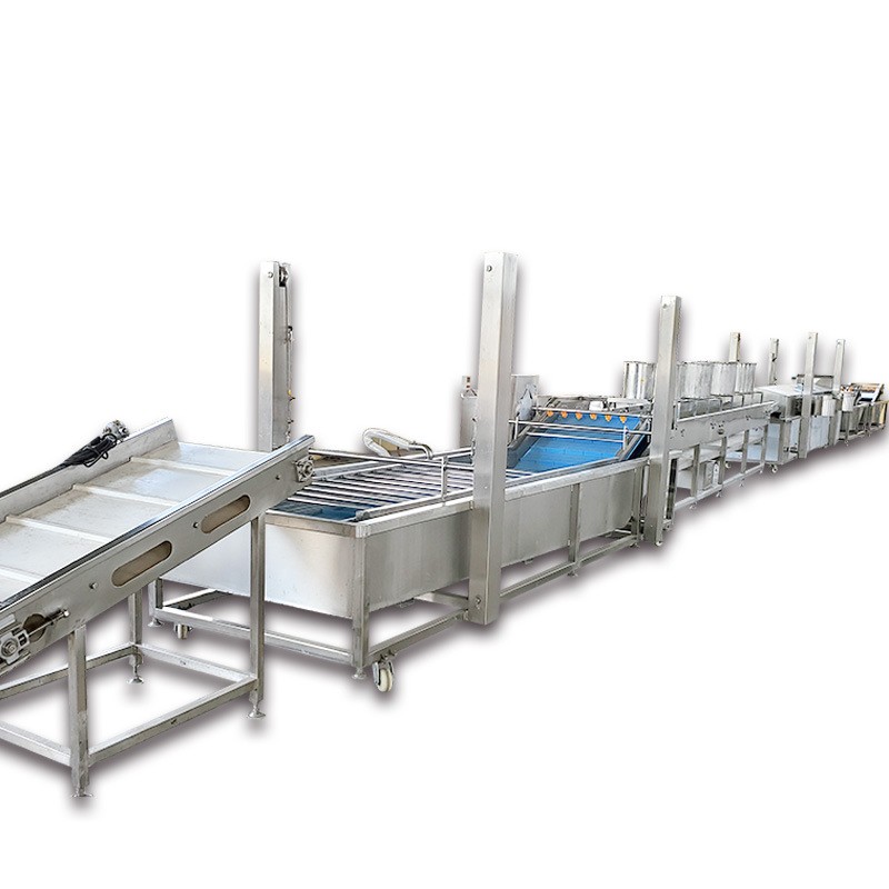全自动净菜气泡清洗机 苹果梨橙子枣加工流水线 果蔬食品创业设备图4