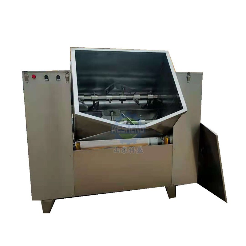 香肠馅料自动出料拌馅机器 宠物食品真空搅拌机 翻斗真空拌馅机图4