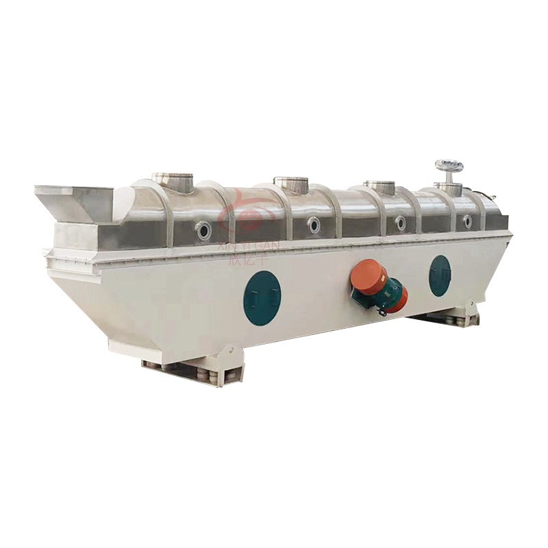 颗粒状物料烘干机藕粉振动流化床干燥机不锈钢直线式流化床干燥机图5