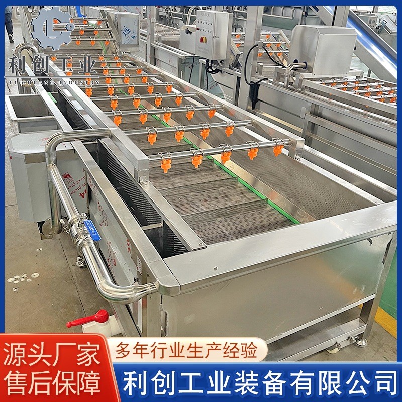 供应菠菜空心菜清洗机 果蔬气泡清洗机 不锈钢娃娃菜清洗机设备图4