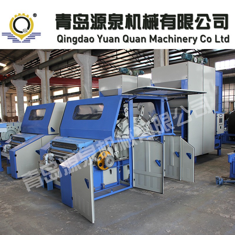 青岛源泉厂家销售羊毛羊绒梳理机 FN200、288型半精纺梳理机图5