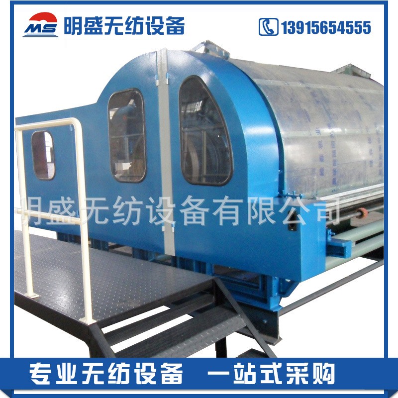 全自动高效丝棉梳理机 羊毛棉花梳棉机单锡林双道夫梳理机图5