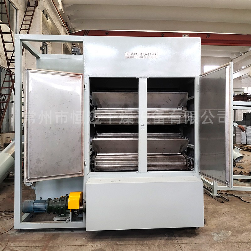 厂家直供带式干燥机菌菇类大型脱水蔬菜烘干设备不锈钢带式干燥机图4