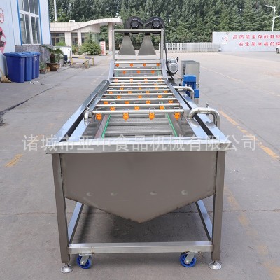 果蔬气泡清洗机鲜果处理机气泡清洗机 果蔬清洗机 高压喷淋清洗机