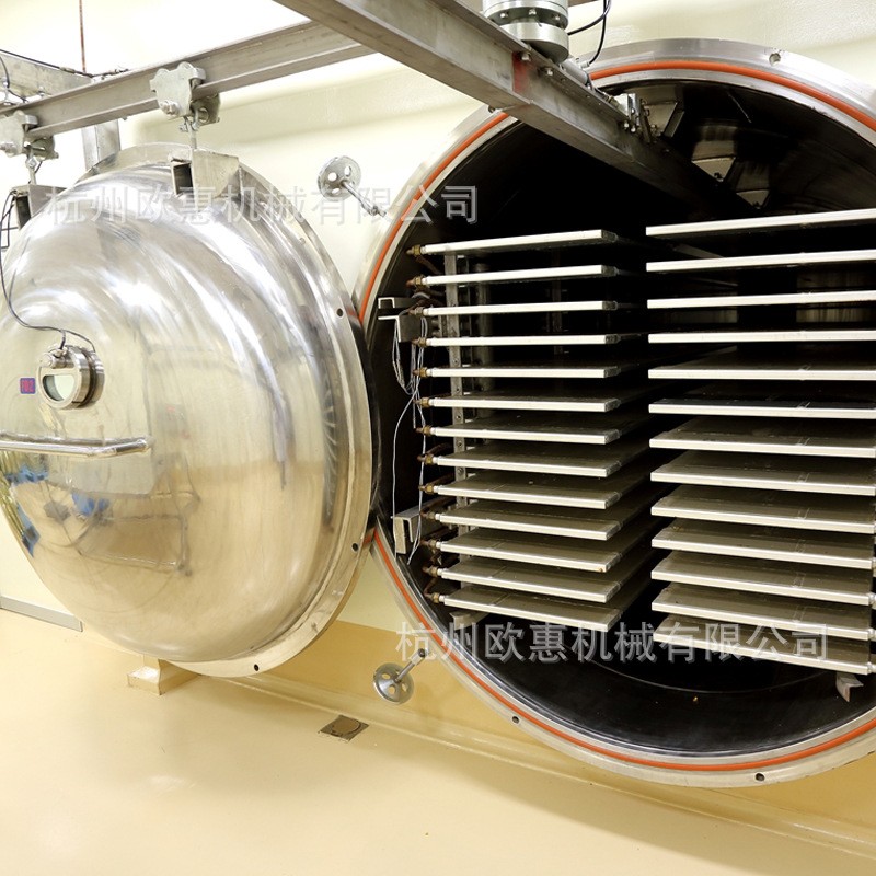 野菜黄花菜真空冻干机厂家直销 全自动5方荠菜低温真空冷冻干燥机图5