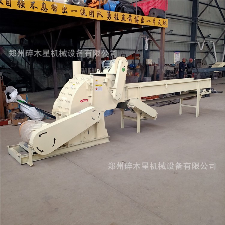 强制进料粉碎机柠条秸秆树枝条粉碎机废旧木材松木粉碎机图4