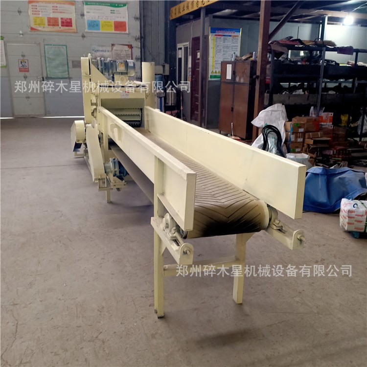 强制进料粉碎机柠条秸秆树枝条粉碎机废旧木材松木粉碎机图2