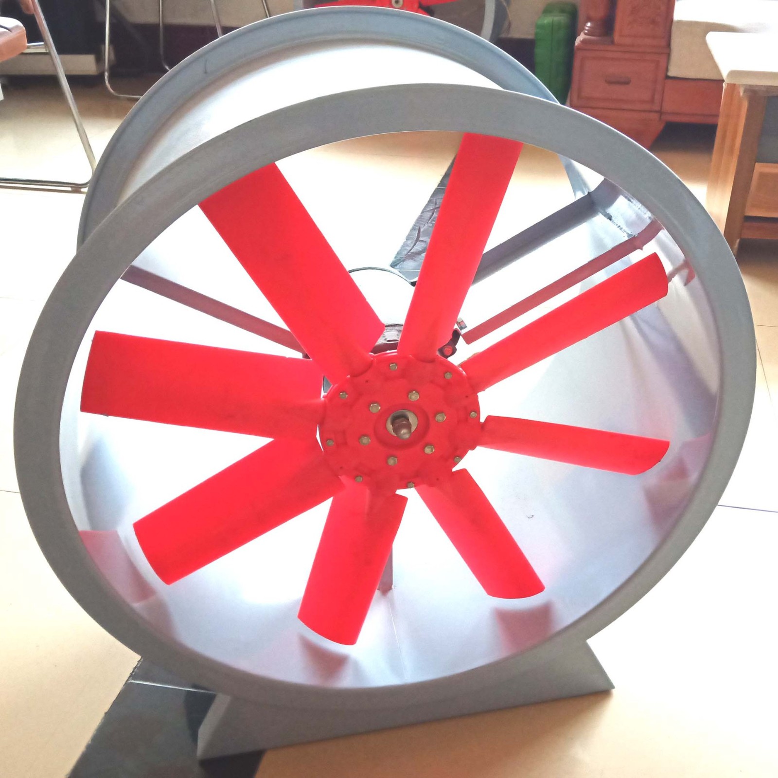 厂家直销轴流风机工业厂房通风设备低噪音通风机排风机轴流风机图2