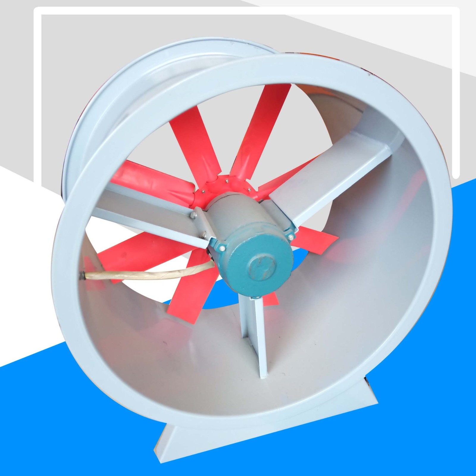 厂家直销轴流风机工业厂房通风设备低噪音通风机排风机轴流风机图4